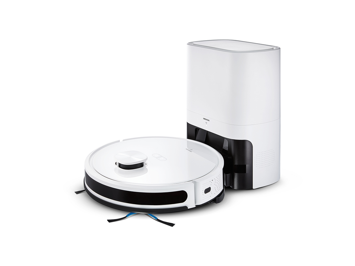 MEDION AG_MEDION X20 SW+ Saugroboter mit Absaugstation_4_1200x900px
